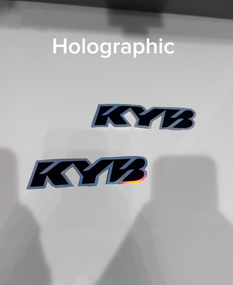 KYB fork stickers