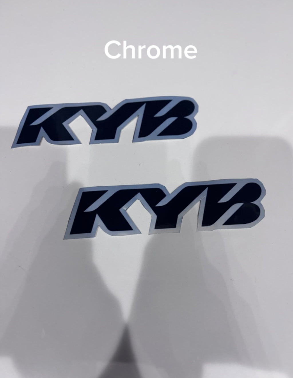 KYB fork stickers